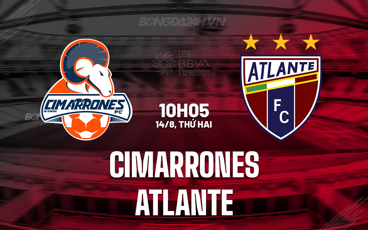 Cimarrones de Sonora vs Atlante Cimarrones de Sonora vs Atlante