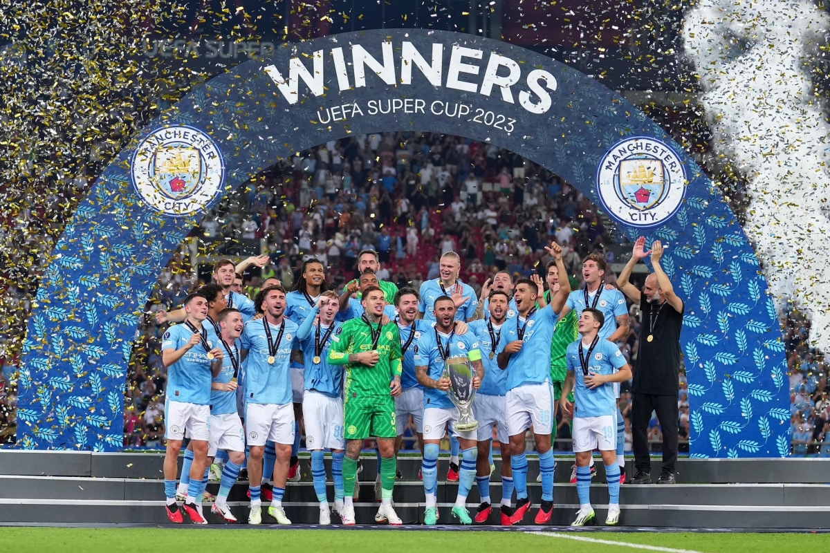 Man City vo dich UEFA Super Cup (Sieu Cup chau au) 2023