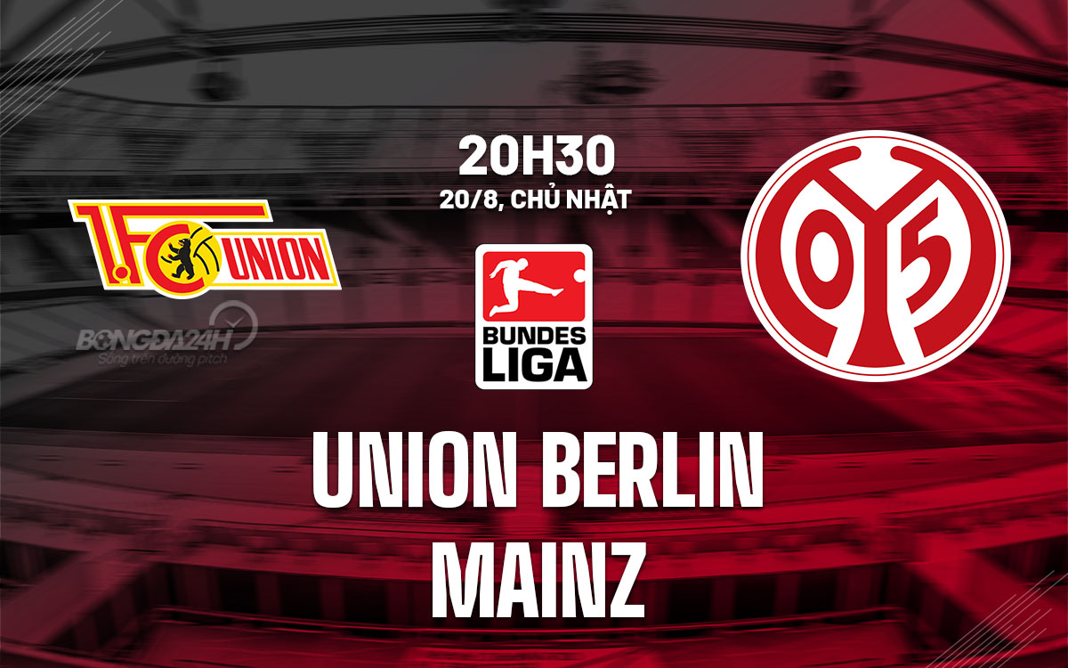 nhan dinh bong da soi keo Union Berlin vs Mainz vdqg duc bundesliga hom nay