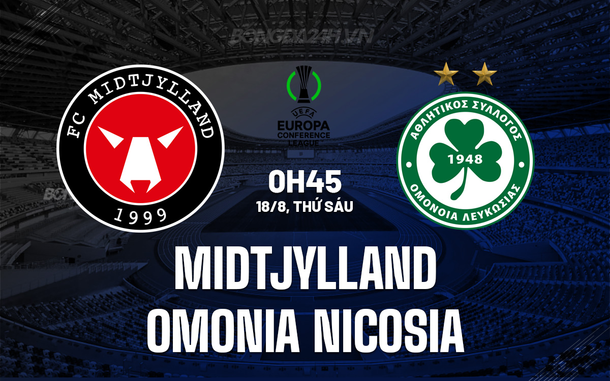 Midtjylland vs Omonia Nicosia Midtjylland vs Omonia Nicosia