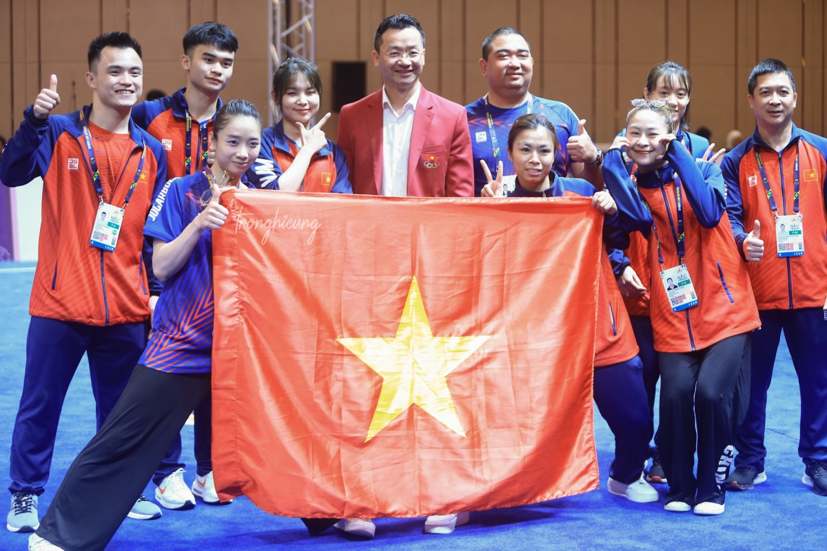 doi wushu len duong sang Trung Quoc tap huan truoc them ASIAD