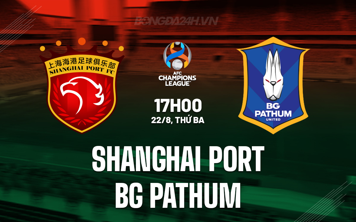 Shanghai Port vs BG Pathum Shanghai Port vs BG Pathum