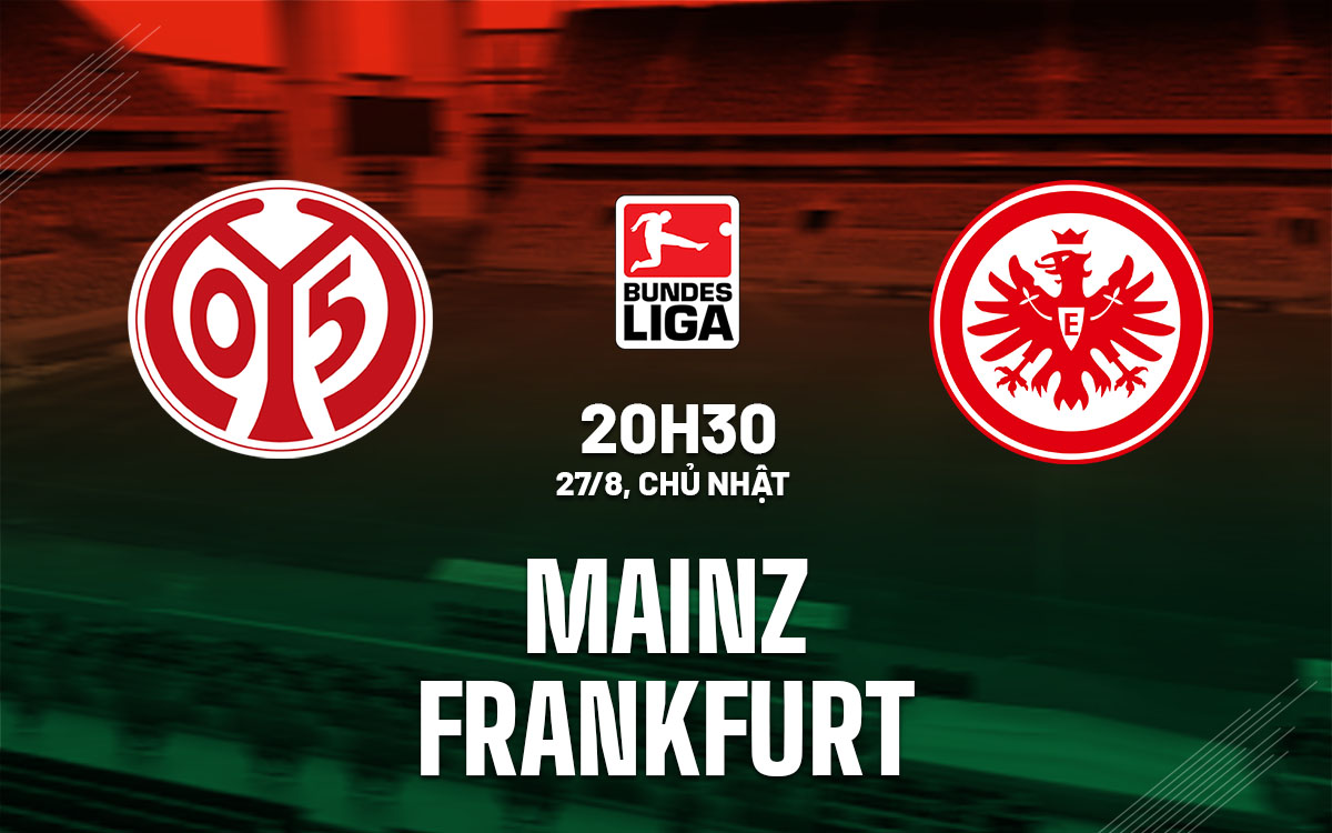 nhan dinh bong da soi keo Mainz vs Frankfurt vdqg duc bundesliga hom nay