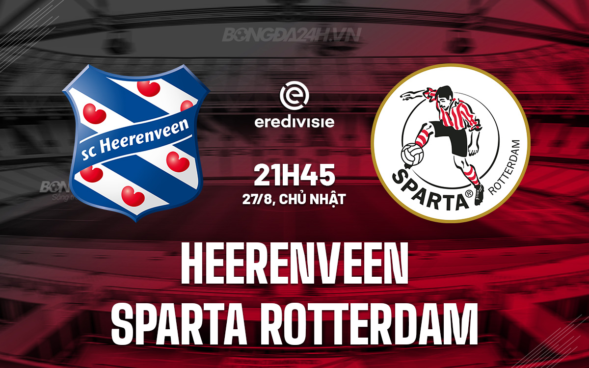 Heerenveen vs Sparta Rotterdam Heerenveen vs Sparta Rotterdam