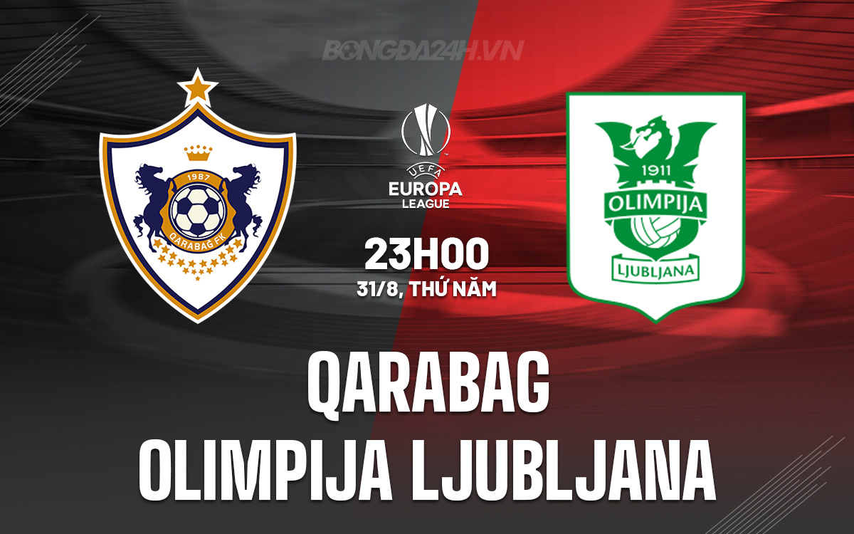 Nhận định Bóng đá Qarabag Vs Olimpija Ljubljana Europa League