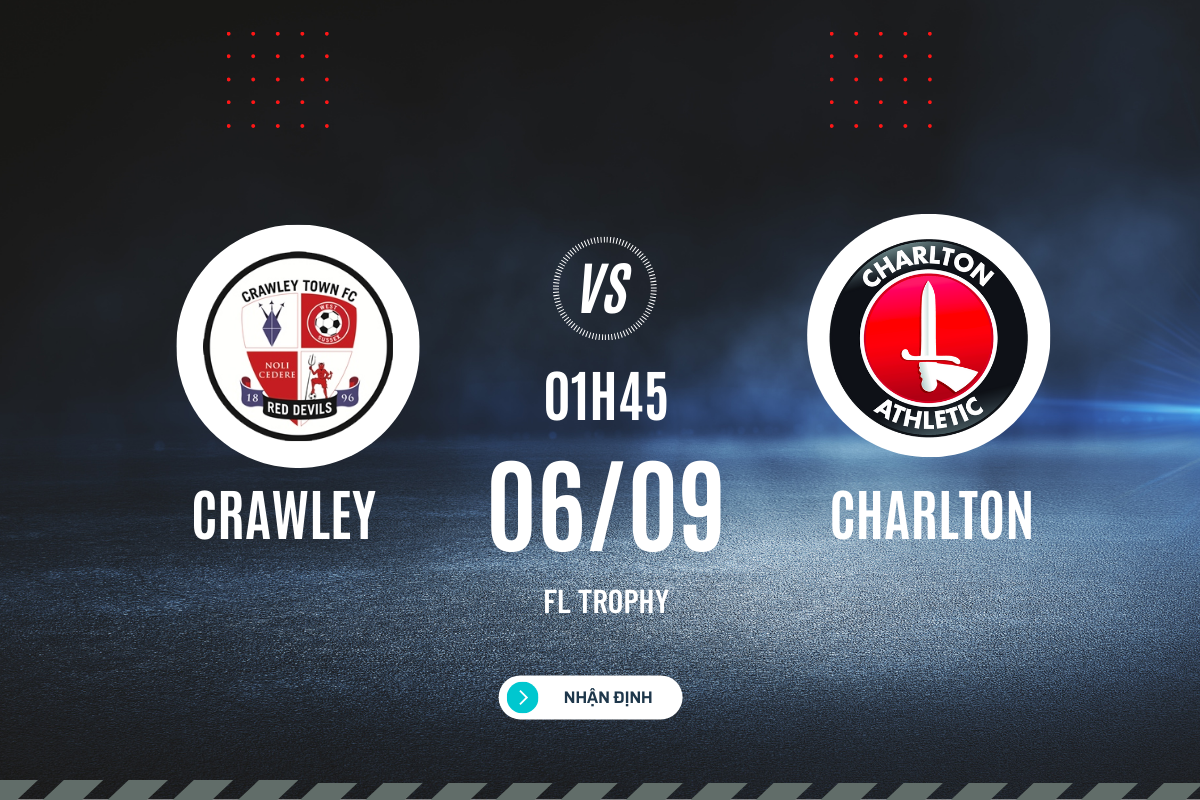 Crawley vs Charlton