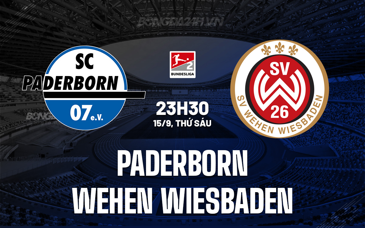 Paderborn vs Wehen Wiesbaden