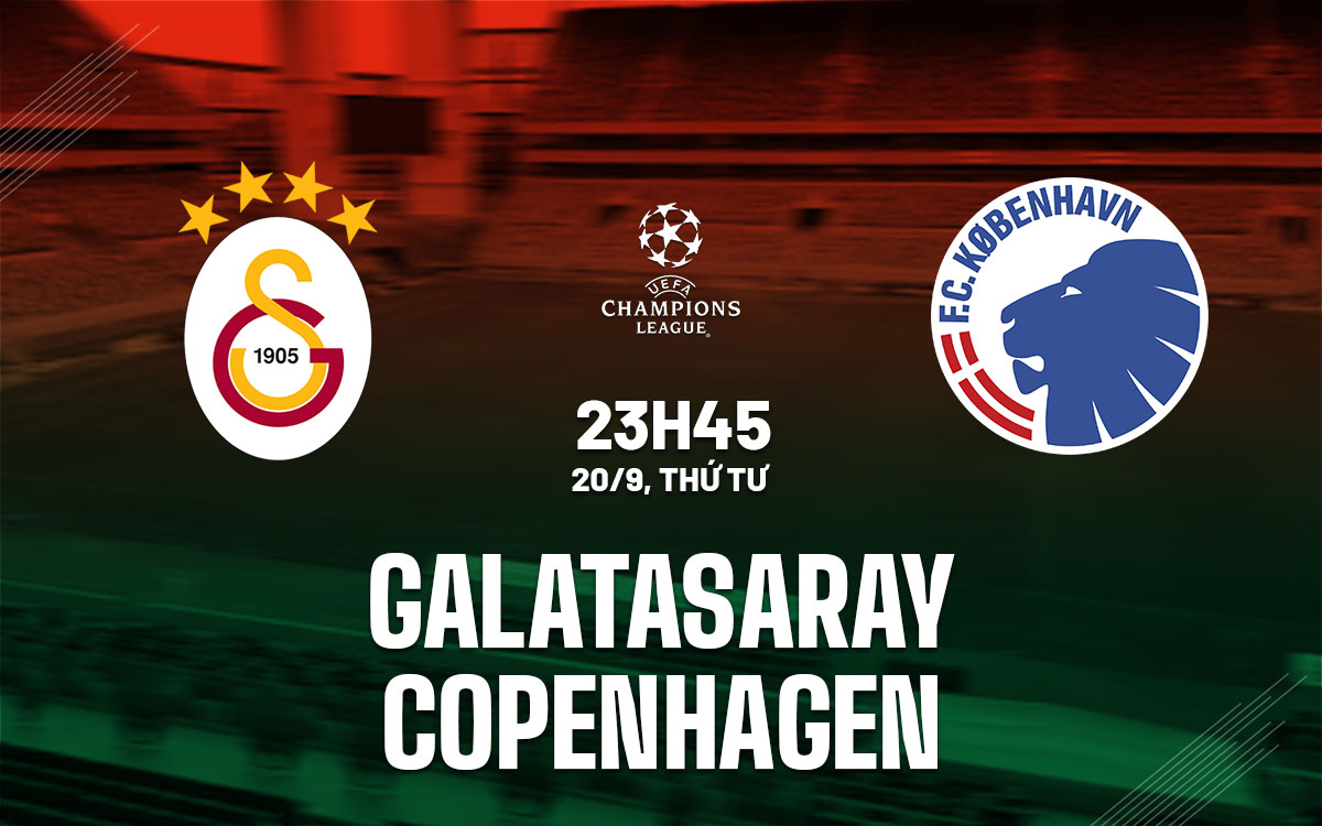 nhan dinh bong da soi keo Galatasaray vs Copenhagen cup c1 chau au champions league hom nay