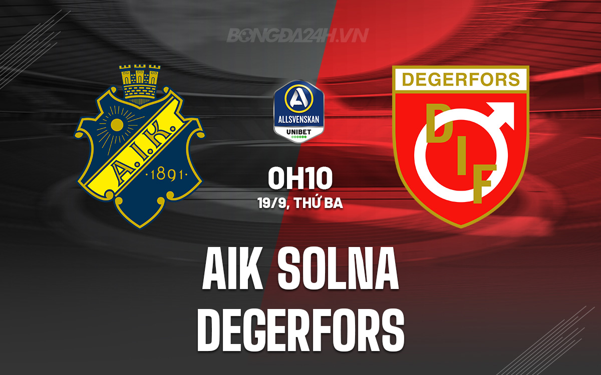 AIK Solna vs Degerfors