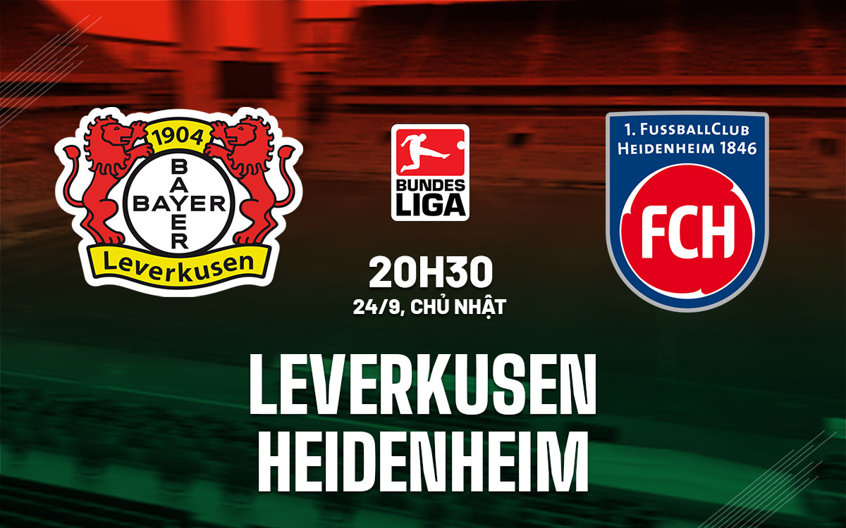 nhan dinh bong da du doan Leverkusen vs Heidenheim vdqg duc bundesliga hom nay nhan dinh bong da du doan Leverkusen vs Heidenheim vdqg duc bundesliga hom nay