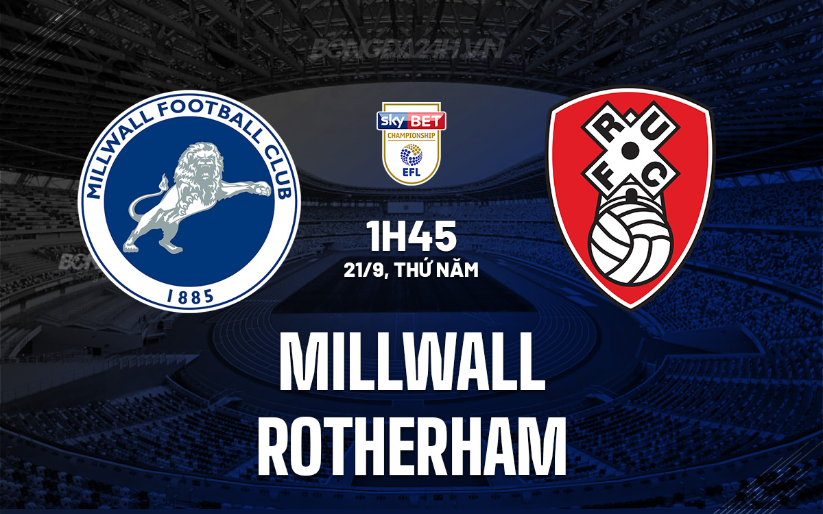 Palpite Millwall x Rotherham United: 01/01/2023 - 2ª Divisão da