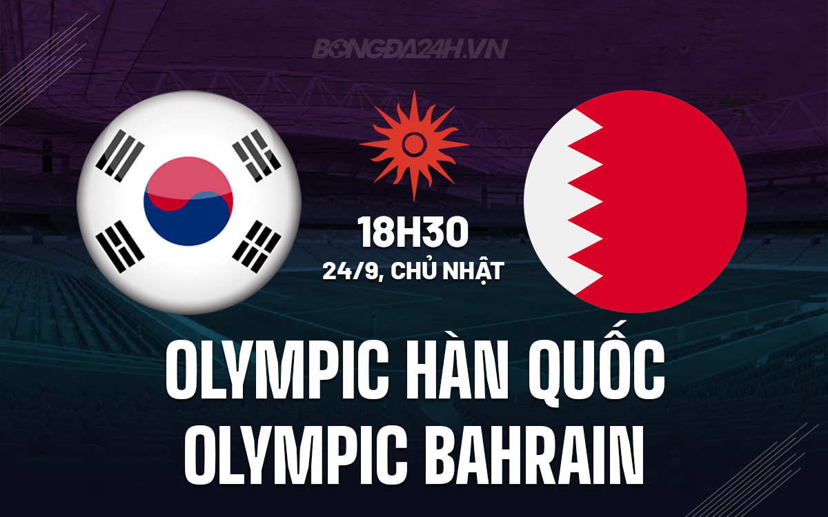 Olympic Han Quoc vs Olympic Bahrain