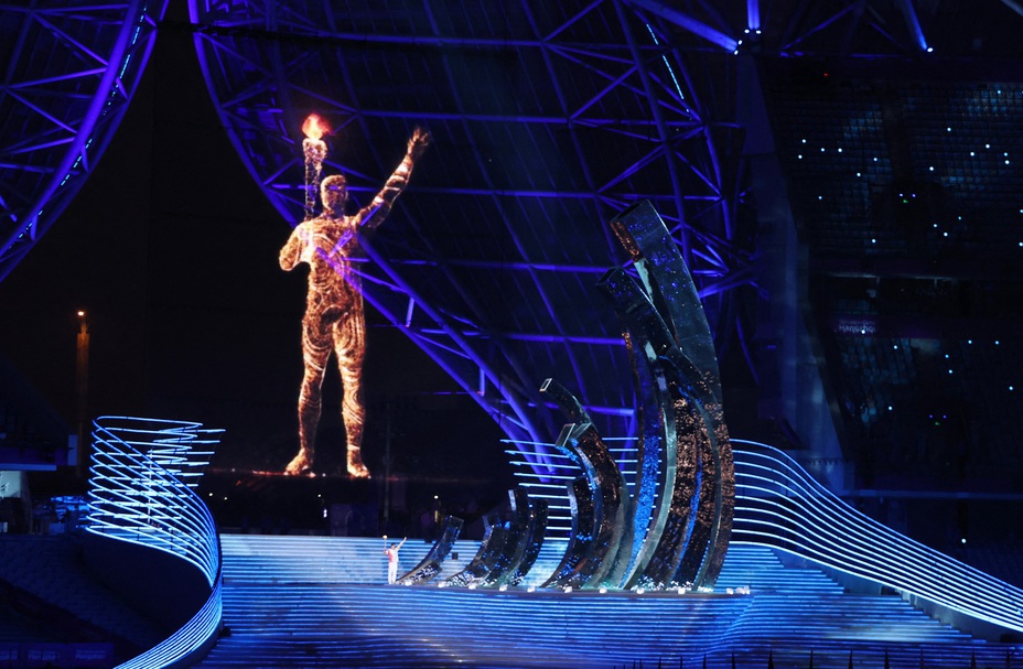 Không có pháo hoa, chủ nhà Trung Quốc vẫn tổ chức lễ khai mạc ASIAD 19 hoành tráng 2