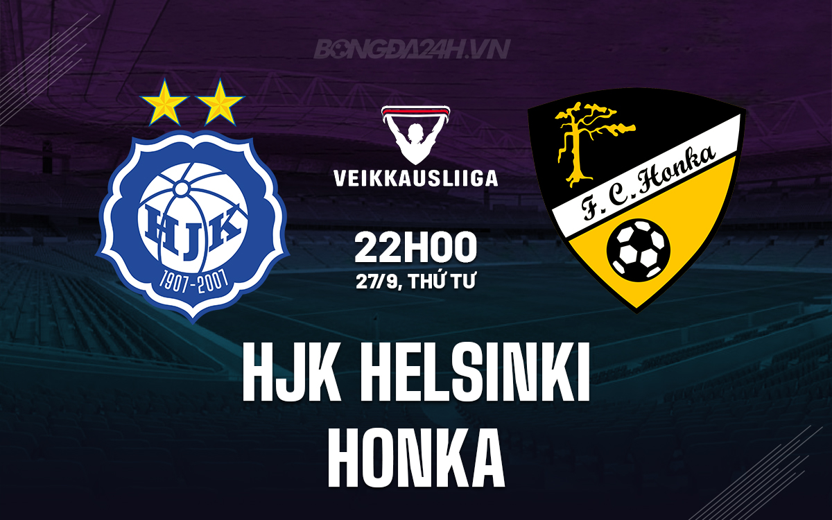 HJK Helsinki vs Honka