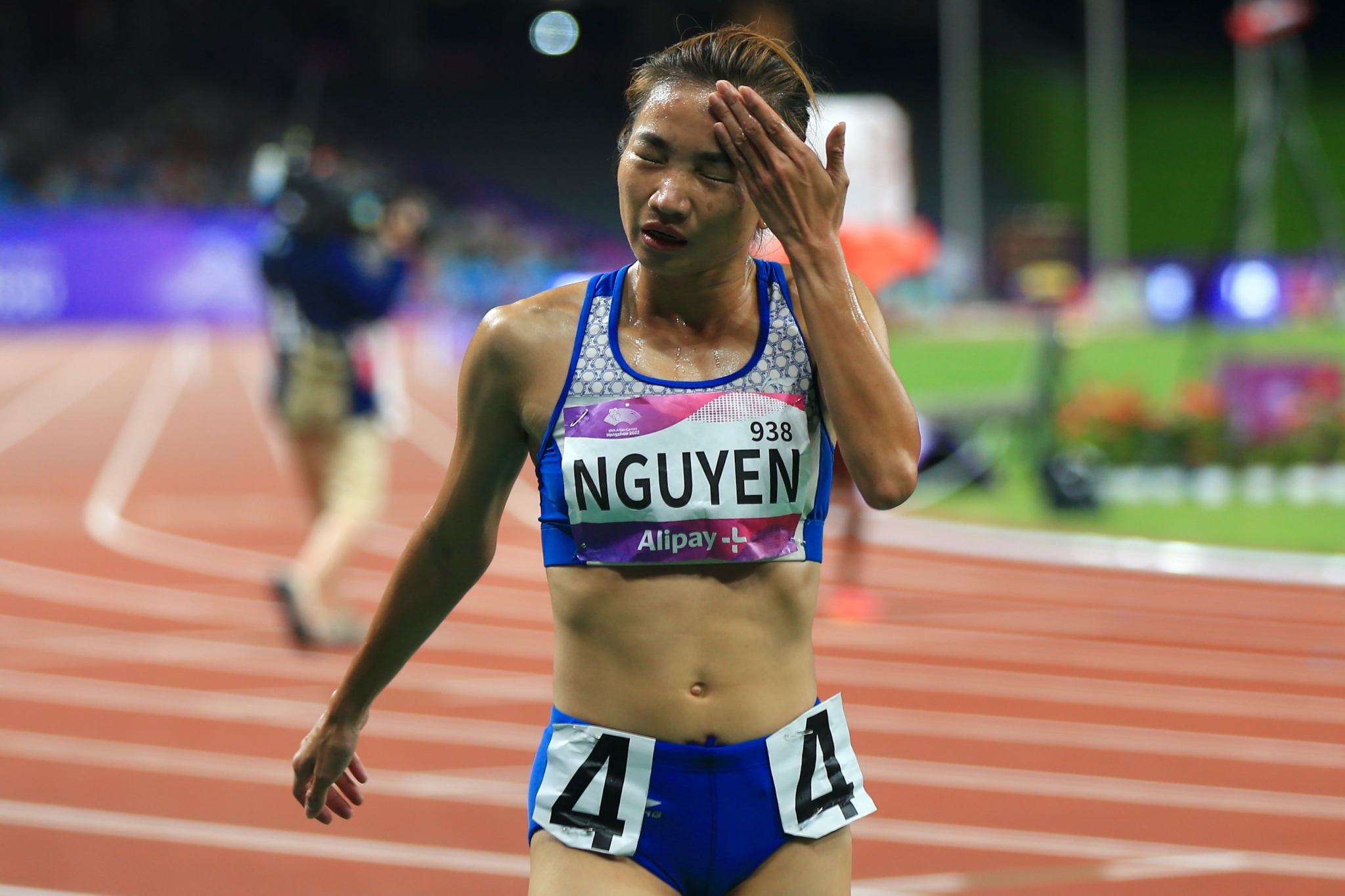 Nguyễn Thị Oanh 3000m rào nữ ASIAD 2/10 Nguyen Thi Oanh 3000m rao nu ASIAD 2/10