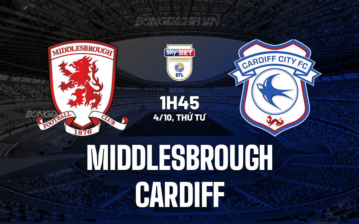 Middlesbrough vs Cardiff Middlesbrough vs Cardiff