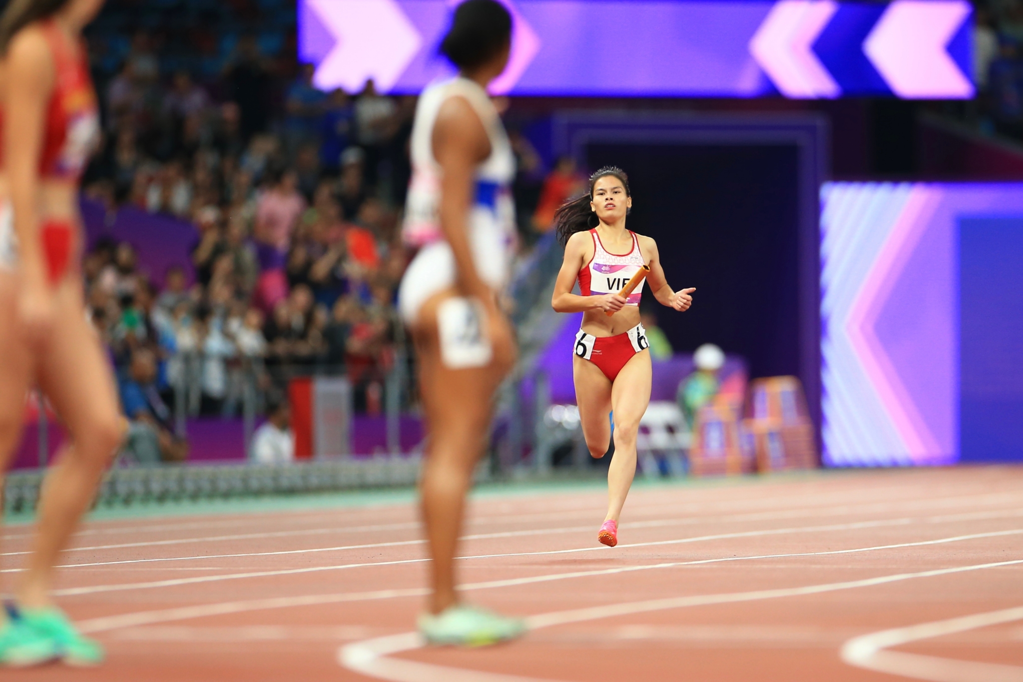 Chạy nhanh hơn thành tích vô địch châu Á, đội tiếp sức nữ vẫn không thể giành huy chương ASIAD 4