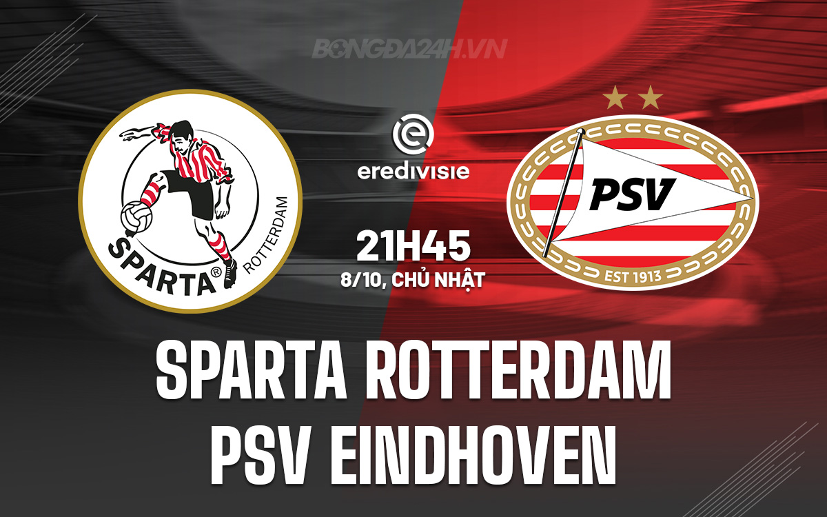 Sparta Rotterdam vs PSV Eindhoven