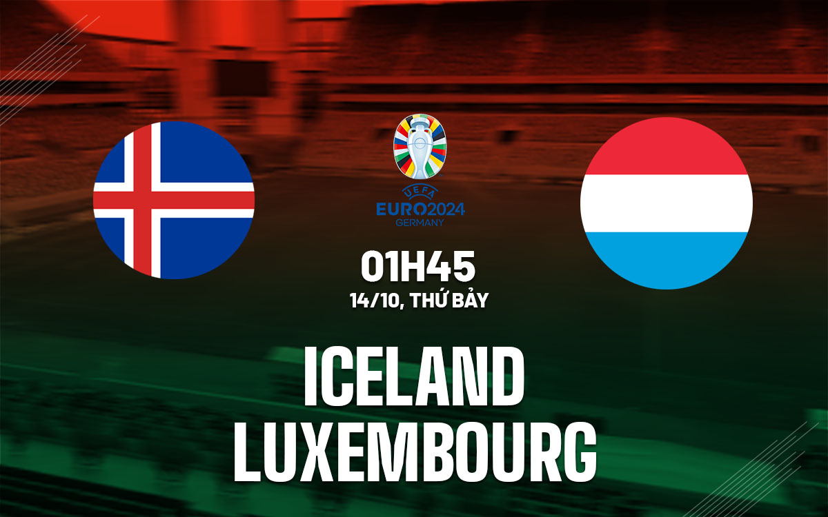 nhan dinh bong da du doan Iceland vs Luxembourg vong loai Euro 2024 hom nay