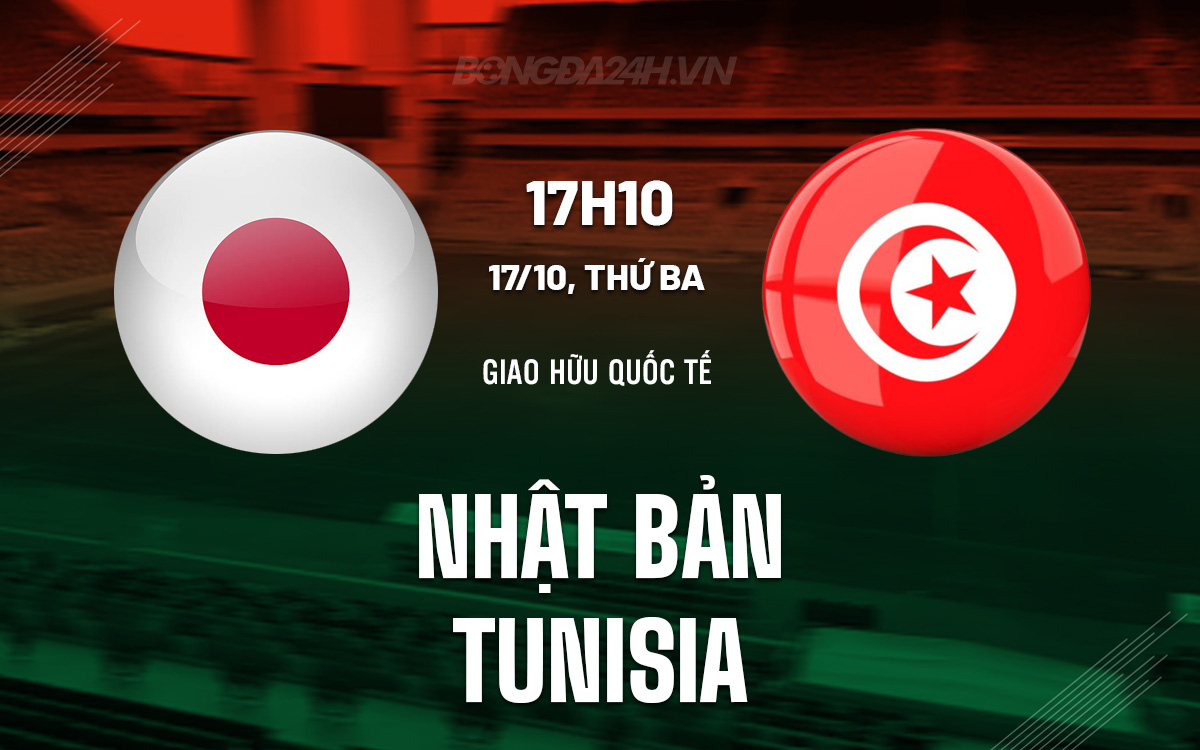 Nhật Bản vs Tunisia Nhat Ban vs Tunisia