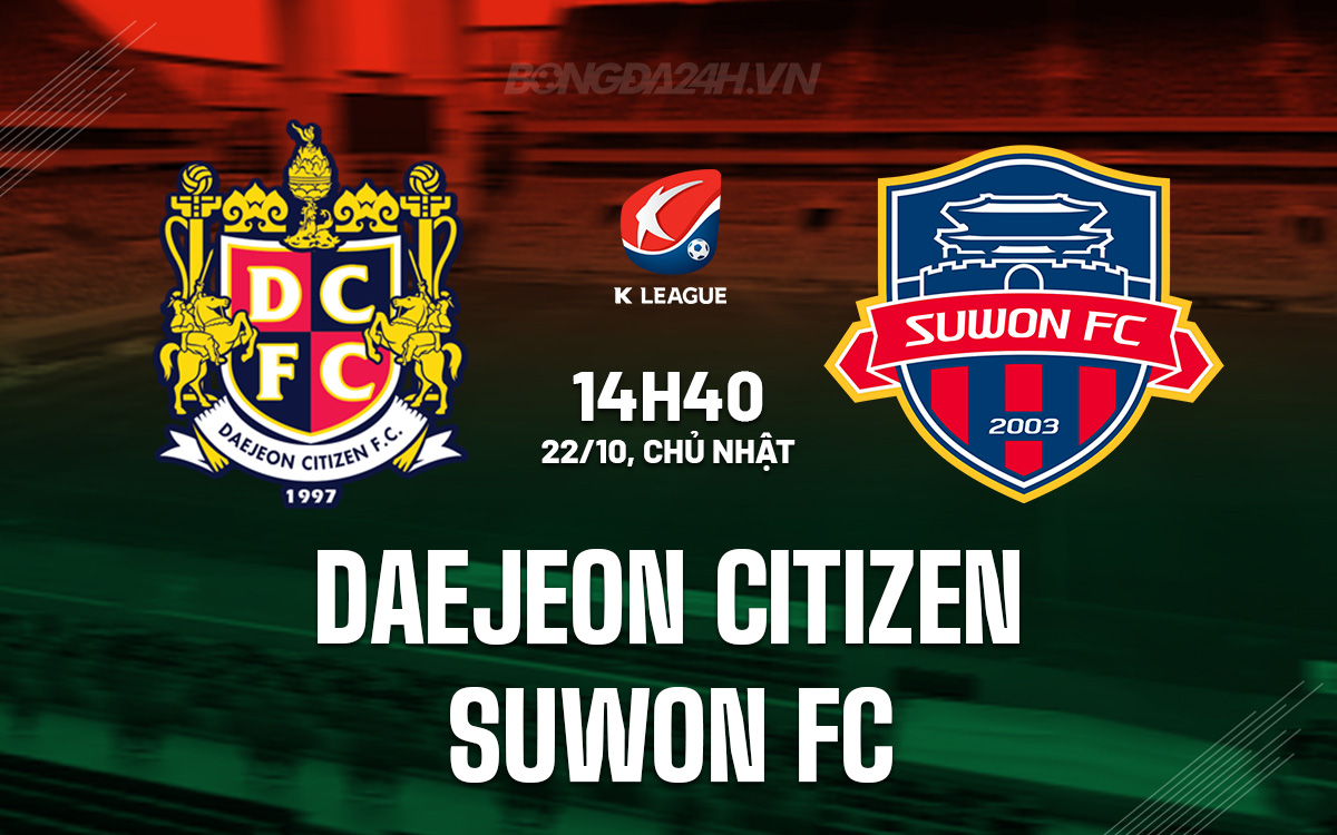 Daejeon Citizen vs Suwon FC Daejeon Citizen vs Suwon FC