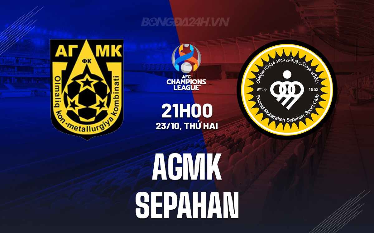 Sepahan S.C. - FC AGMK placar ao vivo, H2H e escalações