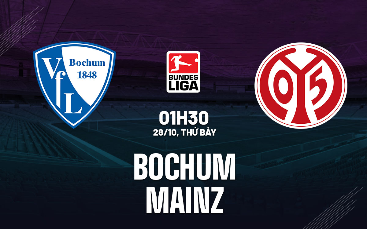 nhan dinh bong da du doan Bochum vs Mainz vdqg duc bundesliga hom nay