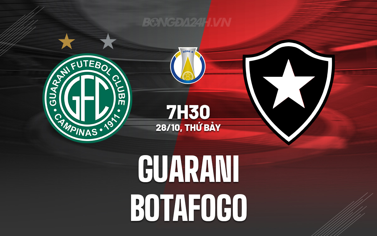 Nhận định Bóng đá Guarani Vs Botafogo Hạng 2 Brazil 2023