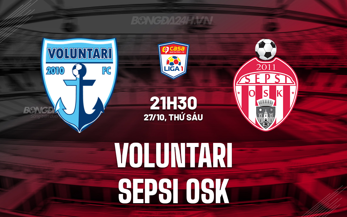 Voluntari vs Sepsi OSK Voluntari vs Sepsi OSK