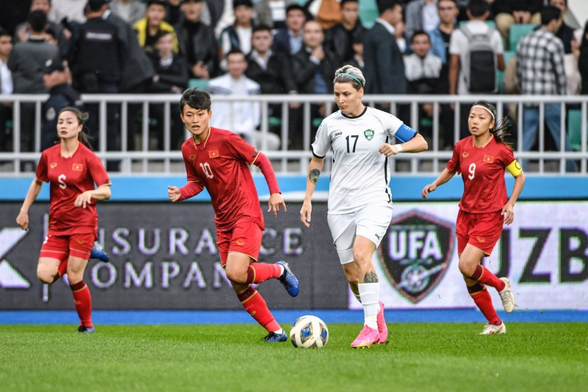 dT nu Viet Nam nhan that bai toi thieu truoc nu Uzbekistan