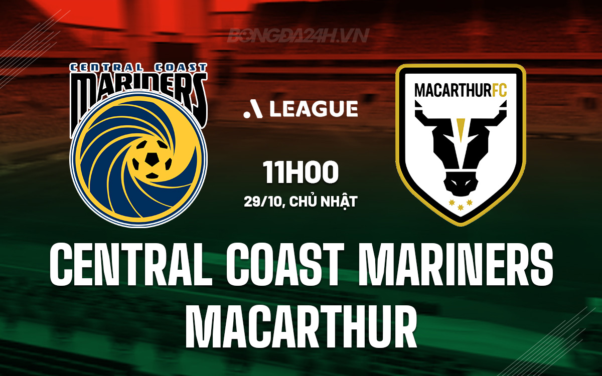 Central Coast Mariners vs Macarthur