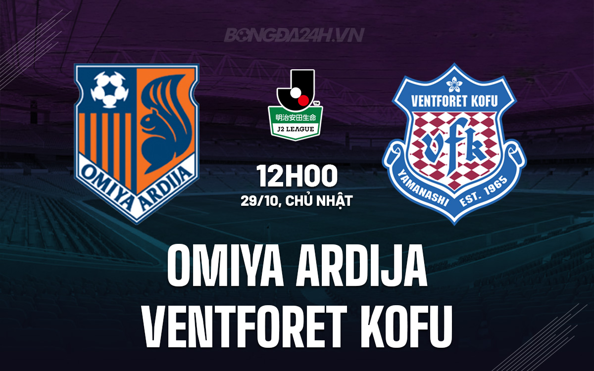 Omiya Ardija vs Ventforet Kofu Omiya Ardija vs Ventforet Kofu