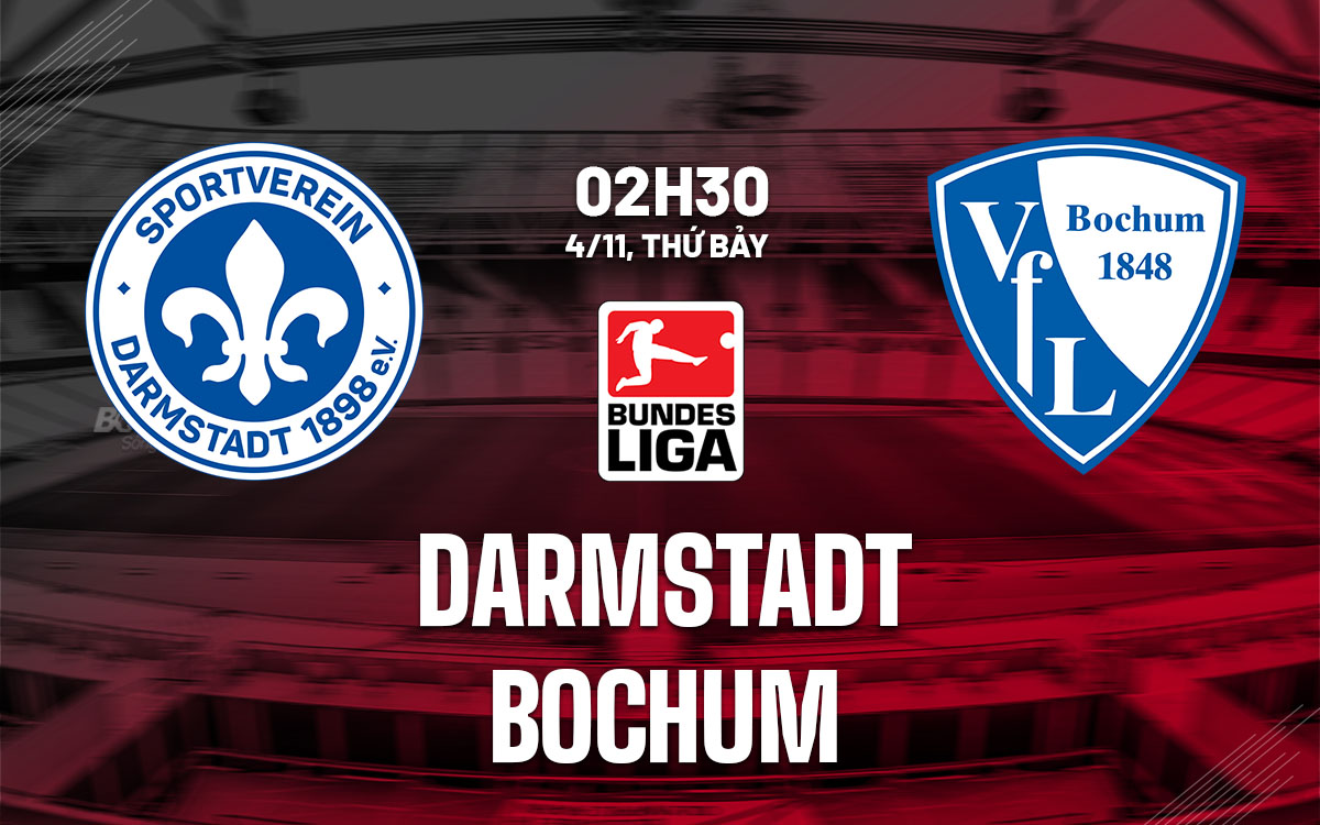 nhan dinh bong da du doan Darmstadt vs Bochum vdqg duc bundesliga hom nay