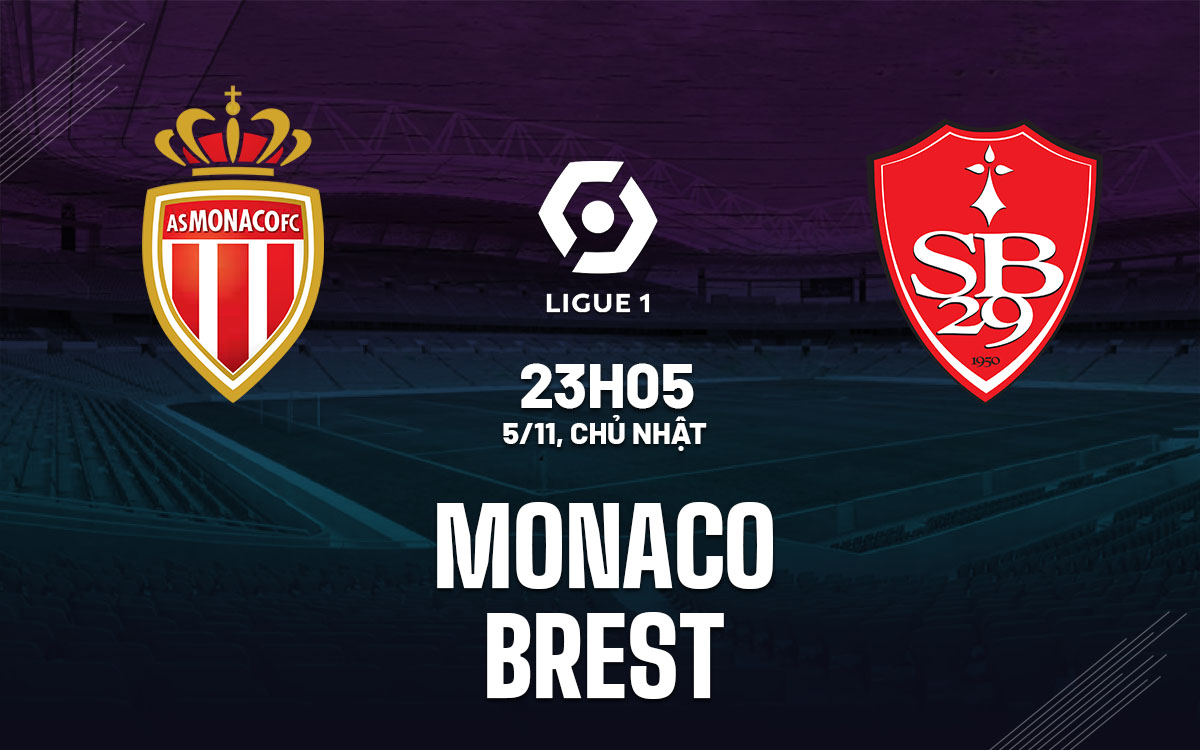 nhan dinh bong da du doan Monaco vs Brest vdqg phap ligue 1 hom nay