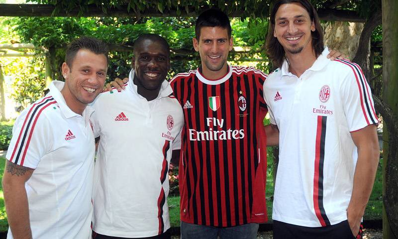 VIDEO Novak Djokovic Tân binh của AC Milan 1 VIDEO Novak Djokovic Tân binh của AC Milan 1