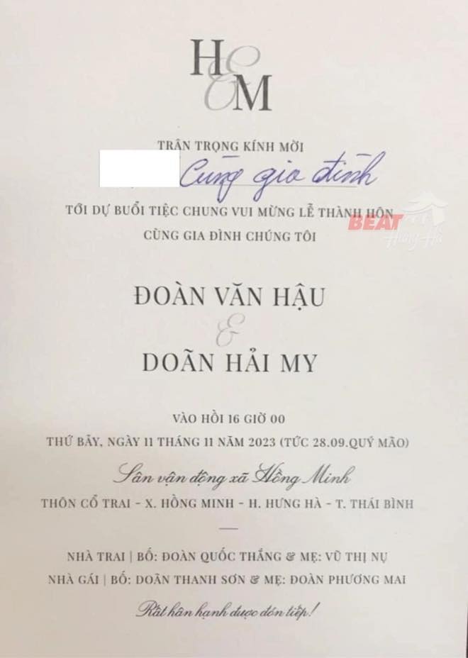 Hé lộ lễ cưới tại sân vận động của cặp đôi Đoàn Văn Hậu - Doãn Hải My 1