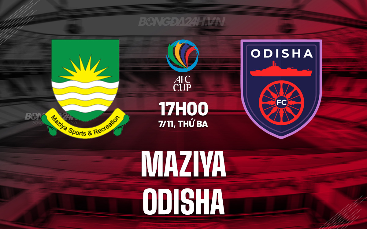 Nhận định Bóng đá Dự đoán Maziya Vs Odisha AFC Cup 2023/24