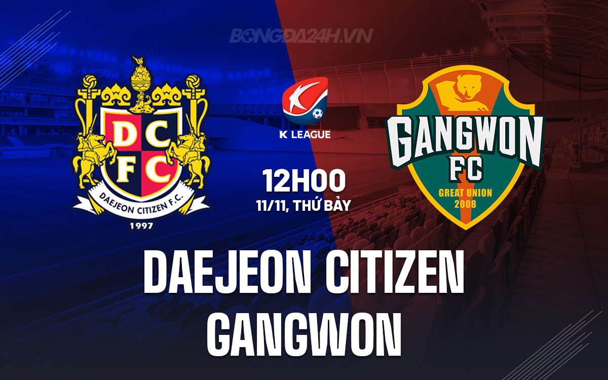 Daejeon Citizen vs Gangwon