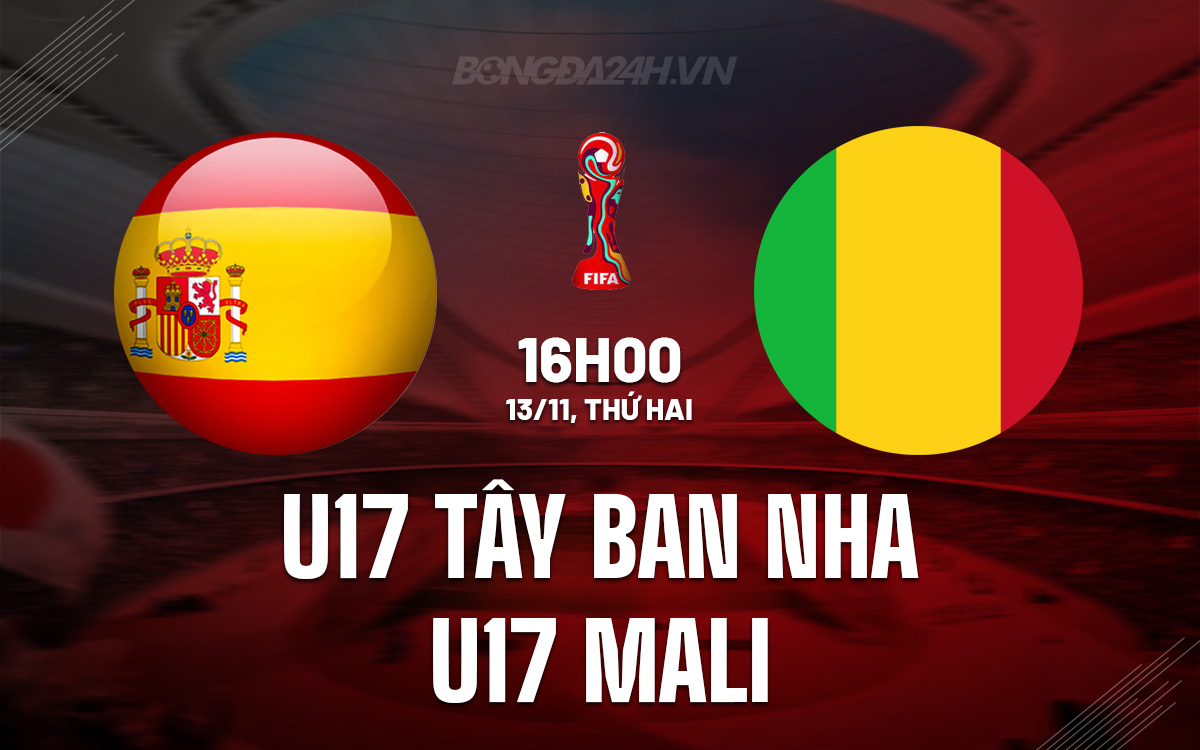 U17 Tay Ban Nha vs U17 Mali