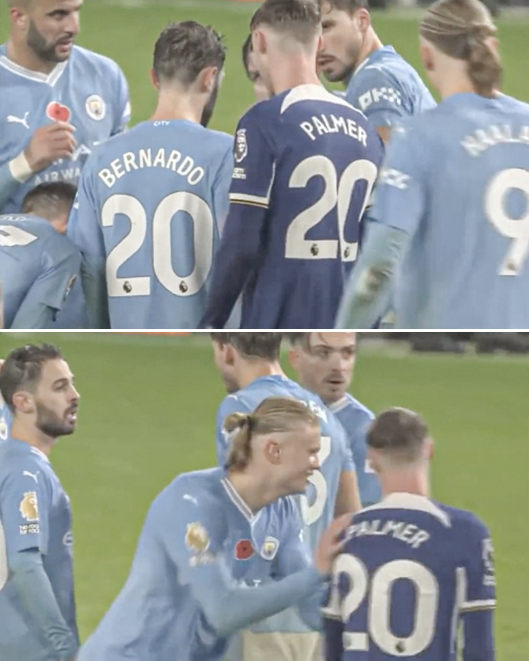 Cole Palmer nghe lén chiến thuật của Man City 1