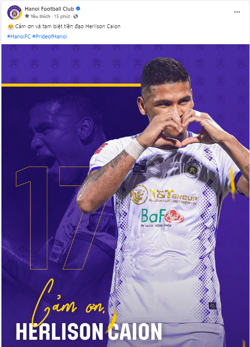 CLB Hà Nội bất ngờ chia tay ngoại binh người Brazil 1