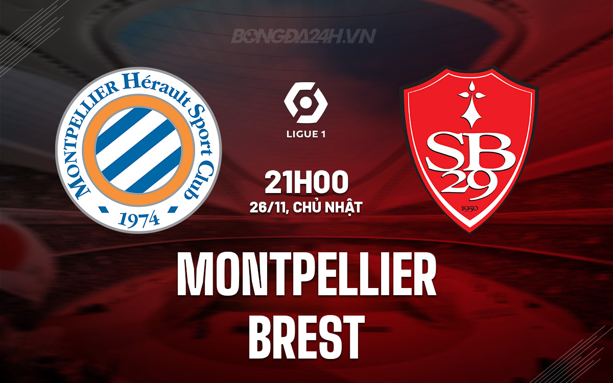 Nhận định bóng đá dự đoán Montpellier vs Brest VĐQG Pháp