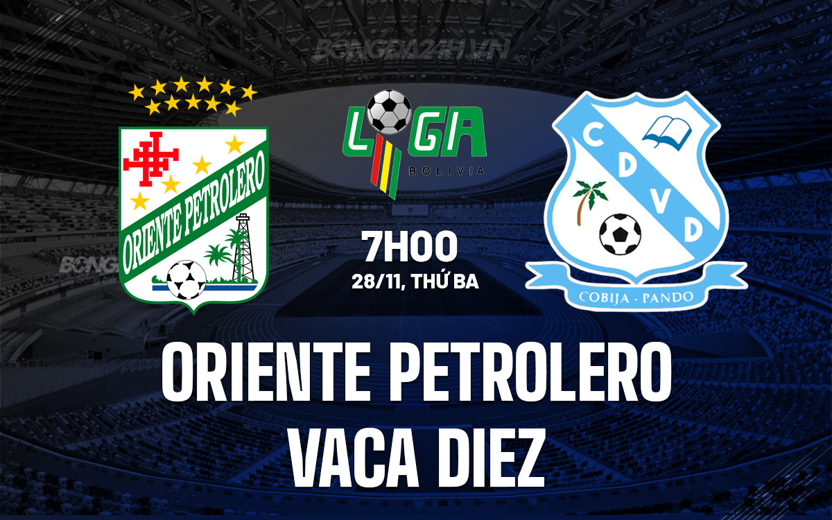 Oriente Petrolero vs Vaca Diez
