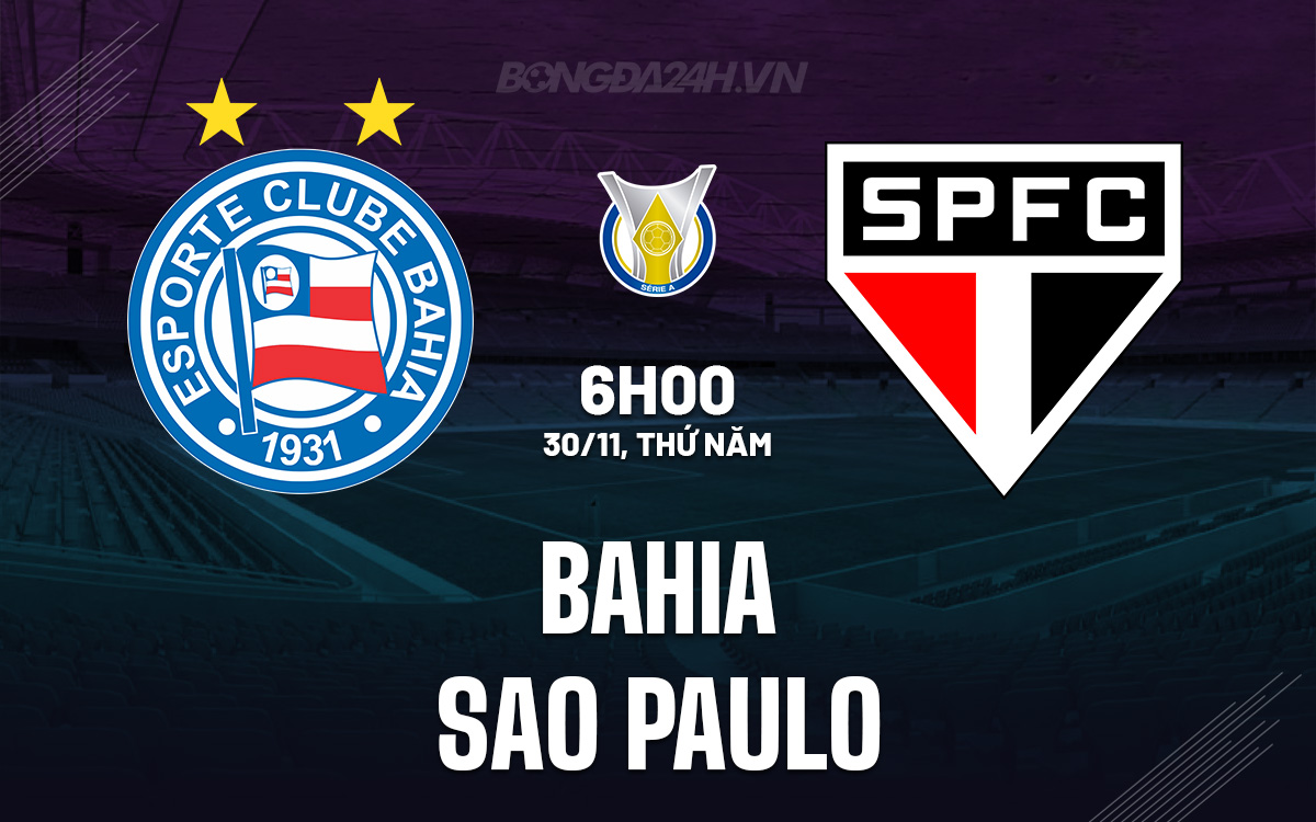 Bahia vs Sao Paulo