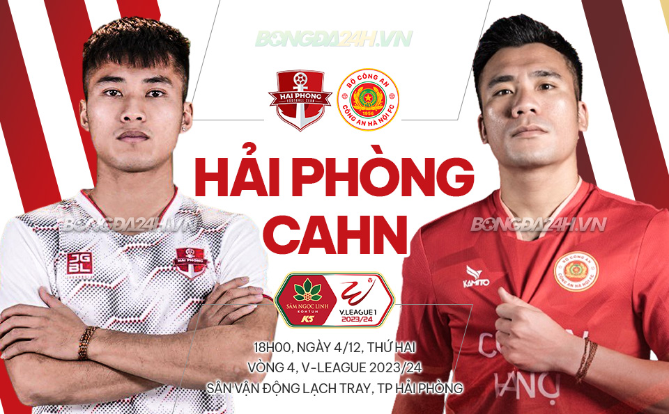 Nhận định Hải Phòng vs CAHN (18h00 ngày 0412) Khách lấn át chủ 1