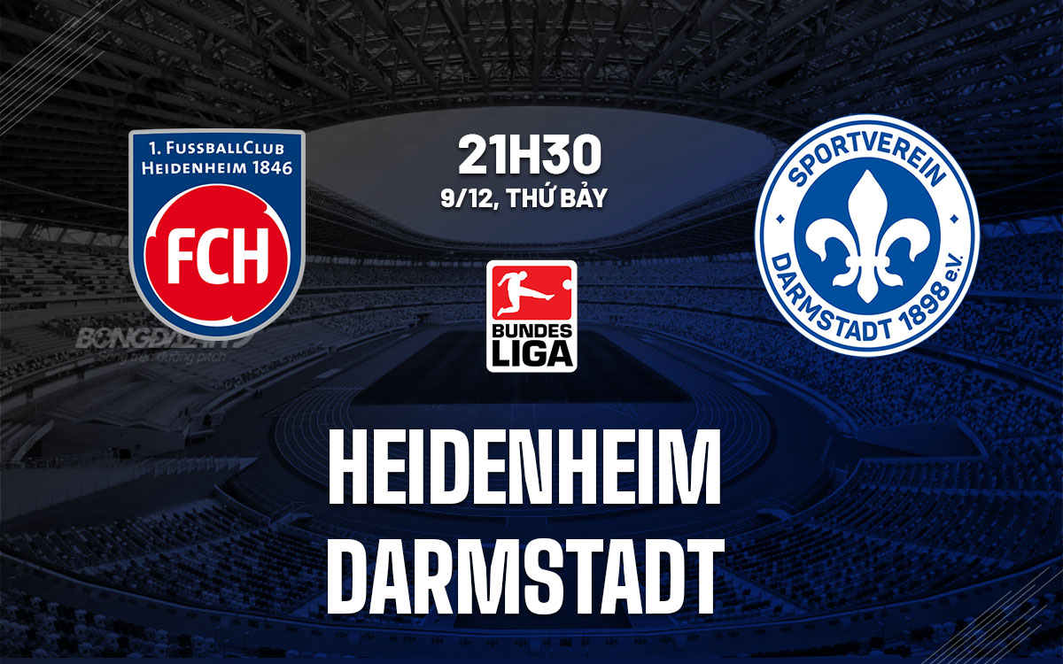 nhan dinh bong da du doan Heidenheim vs Darmstadt vdqg duc bundesliga hom nay