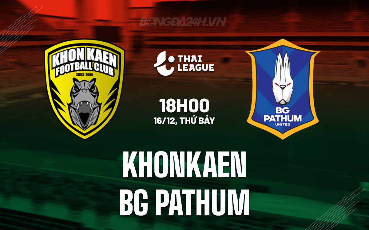 Khonkaen vs BG Pathum Khonkaen vs BG Pathum
