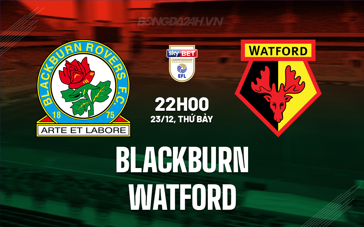 Blackburn vs Watford Blackburn vs Watford