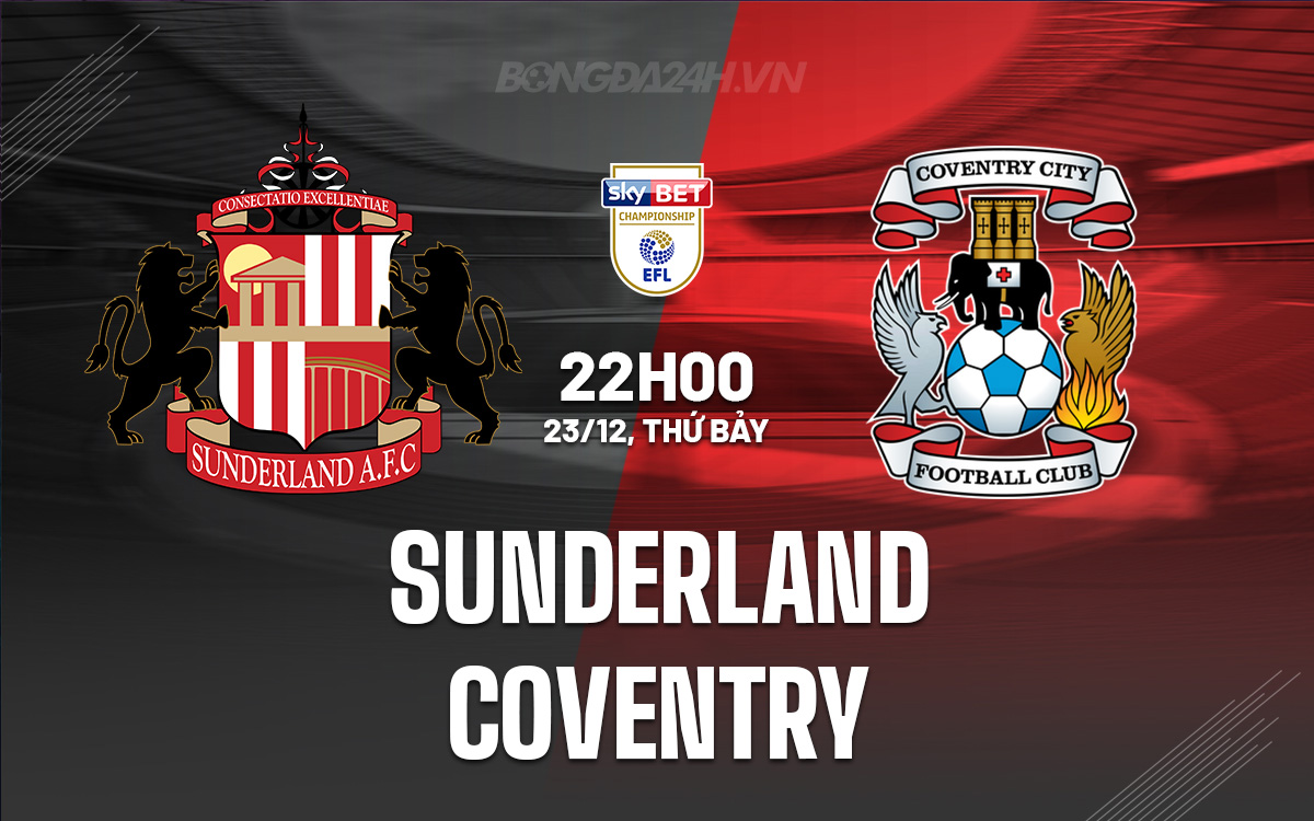 Sunderland vs Coventry Sunderland vs Coventry