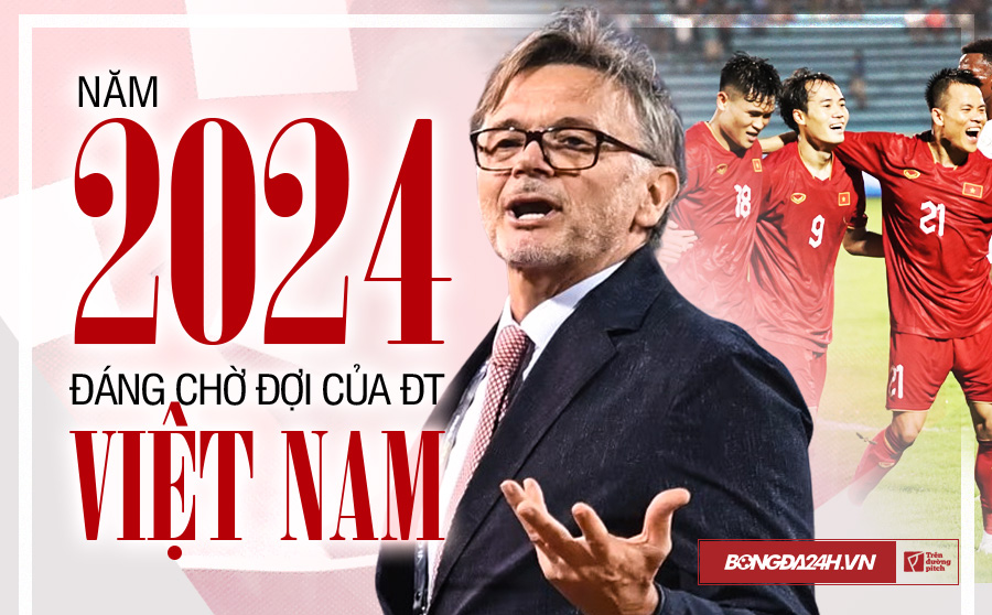 2024 - Năm đặc biệt của đội tuyển Việt Nam 2024 - Nam dac biet cua doi tuyen Viet Nam
